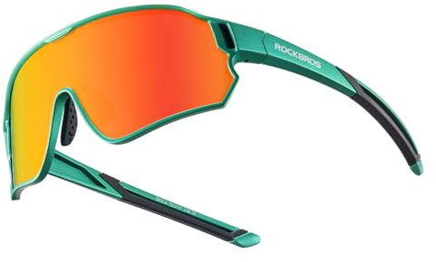 ROCKBROS Kids Polarized Sunglasses Cycling Glasses Sport Sunglasses UV400 Protection for Youth Boys Girls Age 8-14