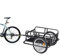 Fahrrad-Lastenanhänger faltbar mit faltbarer Deichsel und Lufträdern – ideal für Werkzeuge, Lebensmittel, Umzug, Camping, Einkaufen und mehr