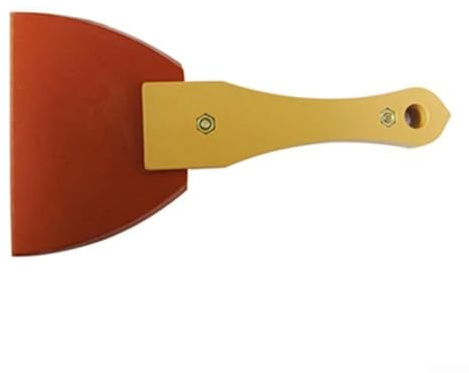 Spatule en caoutchouc avec poignée en ABS pour une prise en main confortable et pour une utilisation durable, conçue pour la peinture, l'installation de papier peint, le recouvrement et l'épandage
