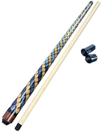 F Fityle Taco de Billar de Madera ergonómico con Cabeza Grande de 13,5 mm, Profesional, 57 (145 cm), Ideal para Romper o Saltar, para Salas de Juegos,