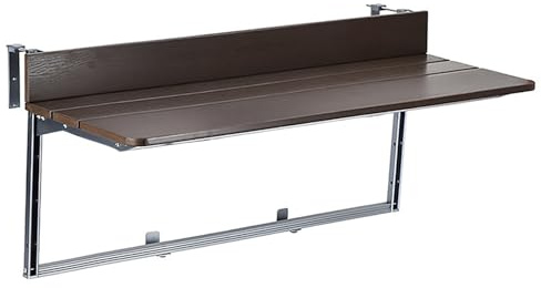 Table de jardinière suspendue réglable en aluminium pour balustrade de balcon – Table de jardin pliable pour patio (taille : 80 × 37 cm) – Espace extérieur et décoration