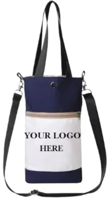 Personnalisé Eau Tasse Sac Personnalisée Logo Photo Texte avec Adjustable Réglable Téléphone Étanche pour Femmes Color6,20 * 6 * 30CM