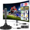 Antenna Tv Interna Amplificata Potente, 2025 Nuova Antenna Tv Interna, 500 Chilometri Di Ricezione A Lungo Raggio Con 360 Gradi Di Spazio Morto