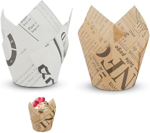 Lot de 110 caissettes à muffins en papier - Polyvalentes et faciles à utiliser - Pour mariage, anniversaire d'enfant et accessoires de fête