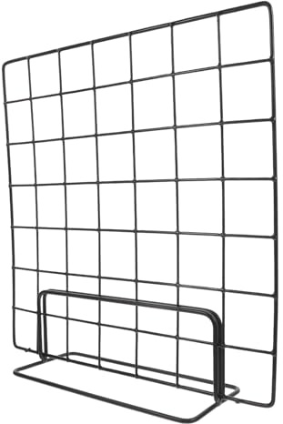 Didiseaon Multi-Functional Metal Grid Display Stand for Tabletop Photo and Craft Shows Double-Sided Wire Panel Organizer Rack Easy Assembly Desktop Display