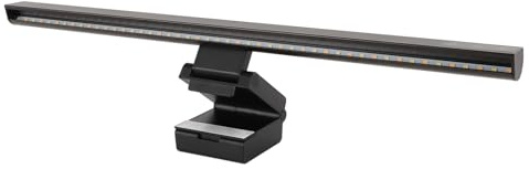 Generic Datorljusstång USB-driven 15 Ljuslägen Mjukt Dimbart ögonskydd för Hemmakontor Spelbord 16,5 Tum Svart