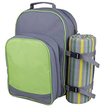 XXZY Picknickkorb Picknick-Rucksack 2 Person Set Outdoor Picknick Tasche Geschirr Set Picknickbedarf Isolierbeutel Geeignete Familie Outdoor Camping picknicktasche (Color : A)