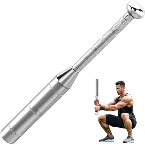 Motion Space Verstellbare Macebell Clubbell für Krafttraining, 6-in-1 Premium Steel Indian Club für Ganzkörper-, Muskel-, Schulter-, Griff- und Unterarm-Workouts bis hin zu Stretching