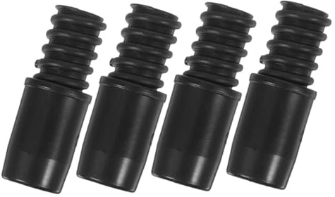 Ipetboom 4pcs Threaded Tip Replacement for Mop Broom Handles, 22mm American Thread Connector Adapter, Compatible Metal and Telescopic Poles for Cleaning Tools