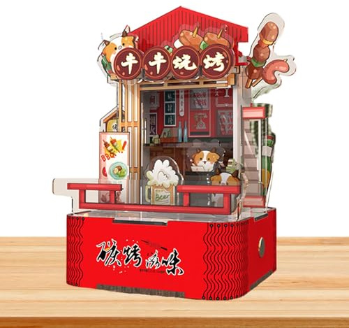 Puzzle,Puzzle Acrílico - Lámpara de mesa pequeña Puzzle,Lámpara de escritorio de dormitorio, kit de construcción de maquetas, luz nocturna linda para el hogar, el dormitorio, la ta