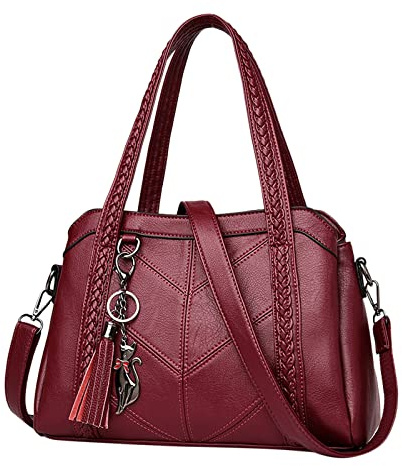 Generisch Damen Handtasche Weiches Große Kapazität Umhängetasche Frauen Luxus Geldbörsen Handtasche Henkel Für Taschen Nähen