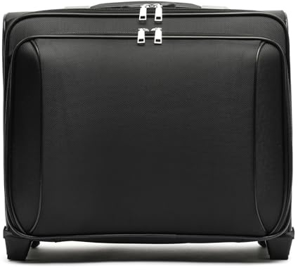 MISAKO Avio rollende Aktentasche mit Laptopfach 14 Zoll Damen - Avio Schwarz 37x42x25cm