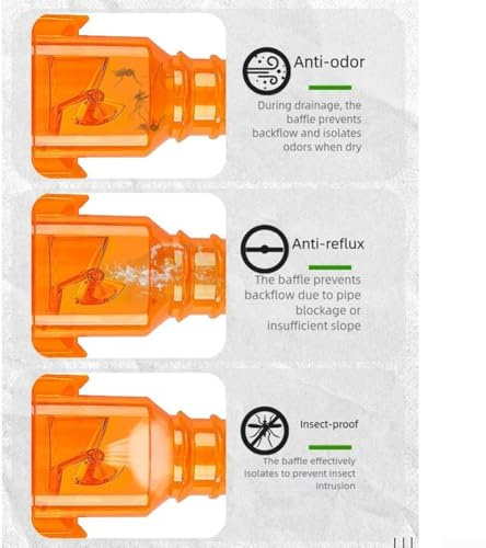 Clapet anti-retour pour tuyau de drainage de climatisation avec PVC et acier inoxydable pour une prévention fiable du refoulement et une fonction de blocage