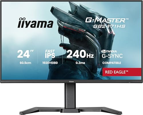 Iiyama G-Master Red Eagle Gb2471hS-B1 - LeD-Monitor - Gaming - 61 Cm (24)