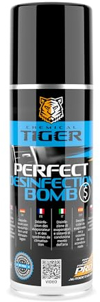 CHEMICAL TIGER – Car Air Conditioning Cleaner – Cleans and Refreshes AC - Odor Neutralizer Effectively Removes Unpleasant Odors, Easy to Use - Suitable for all Types of Cars – New Car Scent