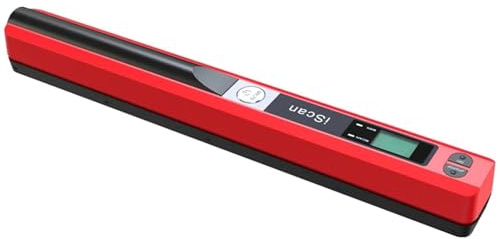 Tragbarer iScan Wand Handscanner A4 Dokumentenscanner 900DPI USB 2.0 for Homeoffice, unterstützt Fotos im JPG/PDF-Format(6.4mm -1)