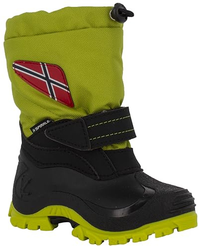 Spirale F097780SPI Mixte Enfant Bottes de Neige, Vert (Verde 03500456), 32 EU