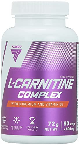 Trec Nutrition L-Carnitine Complex Fettburner Fettverbrenner Fettreduktion Sport Bodybuilding 90 Tabletten
