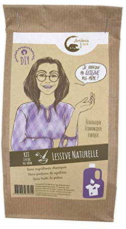 France Herboristerie Kit DIY Lessive Naturelle - Fabriquez 2 litres de lessive maison écologique