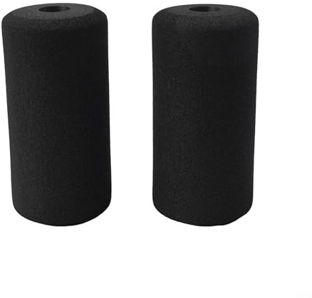 Getdoublerich 4 pares de rodillos de espuma para pies, utilizados para reemplazar equipos de ejercicio de gimnasio, almohadilla de espuma avanzada de repuesto para banco de pesas y extensión de