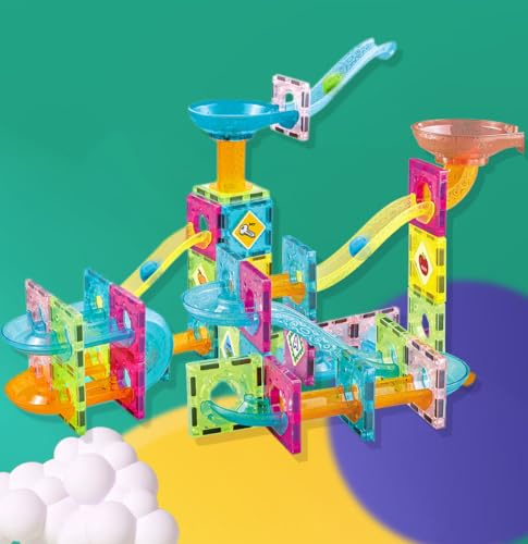 Magnetiska 3D-konstruktioner Pedagogiska Magnetblock Set, Magnetic Building Block Magnet Lek För Barn, STEMS Montessori-Leksaker för 3+ År