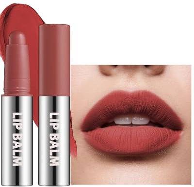 Rouge a Levre Mat Longue Tenue Waterproof, Rouge Smooth Texture Lip Stain | Rouge a Levre Sans Transfert, Haute Pigmentation Lipstick, Lip Gloss Velours, Cadeau Maquillage Femme pour Les Lèvres