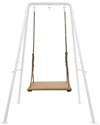 Fauteuil suspendu en métal avec 3 crochets - Cadre de hamac pour l'intérieur ou l'extérieur - Cadre triangulaire pour chaise suspendue
