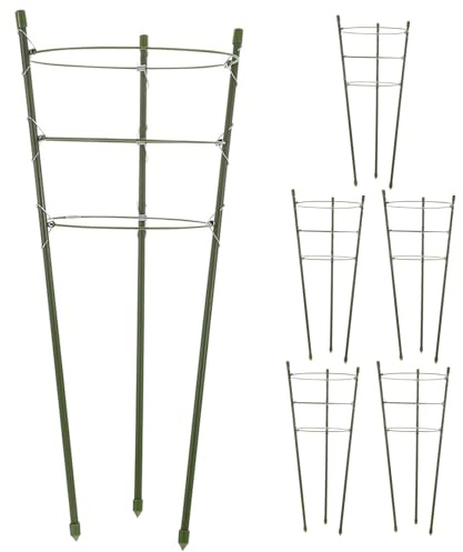 SUPVOX Lot de 6 Treillis pour Plantes grimpantes - Support en Plastique pour Plantes grimpantes, Fruits et légumes - Cage à tomates pour Balcon - Outil de Jardinage