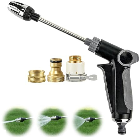 Nettoyeur Haute Pression, 2026 Pistolet Haute Pression avec Raccords Et Réservoir De Mousse, Nettoyeurs Haute-Pression Buses pour Gouttière, Terrasse, Voiture, Animal de Compagnie (1Pcs)