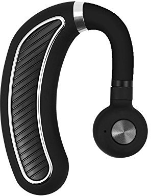 K21 Auriculares Bluetooth Inalámbricos de Negocios Con Manos Libres, Micrófono y Reducción de Ruido Para Oficina/Formación (Negro)