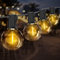 Qxmcov Guirnalda Luces Exterior, 34.5M LED Cadena de Luces Exterior y Interior con 65+3 Plástico Guirnalda Bombilla, Impermeable Guirnaldas Luminosas de Exterior Para Jardín, Boda, Partido, Terraza