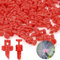 BETESSIN 100pcs Aspersores Riego por Goteo Sistema Pulverización 360º Boquillas Goteo Riego Aspersor Sistema Nebulizador para Jardín Huerto Agricultura