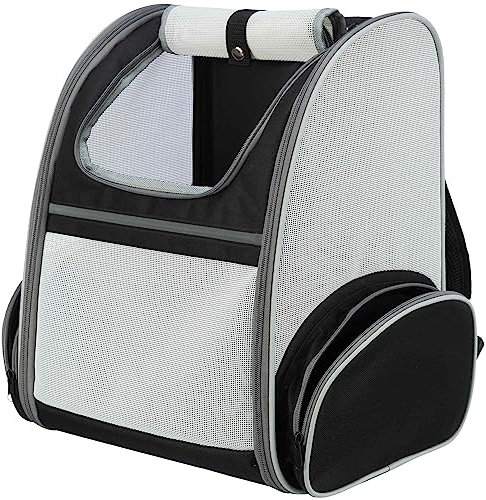 TRIXIE Rucksack Chloe, 39 × 43 × 27 cm, hellgrau/schwarz