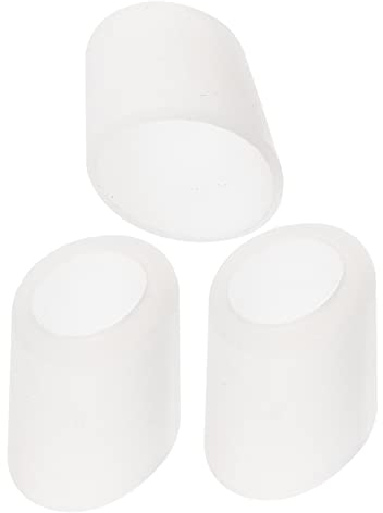 HOMSFOU 3 Stück Teekannen-Auslauf Aus Silikon Teekannen-Auslaufschutz Keramik-Wasserkocher Teekannen-Auslauf-Hülse Weiß Geschirr Edelstahl-Besatz Silikon-Topfdeckel