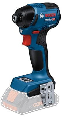 Bosch Professional 18V System Avvitat. massa battente batt. GDR 18V-220 C (fino a 3.400 giri/min, coppia di 220 Nm, mot. brushless, senza batt. e caricabatt., incl. 1 clip cintura, 1 att. portabit)