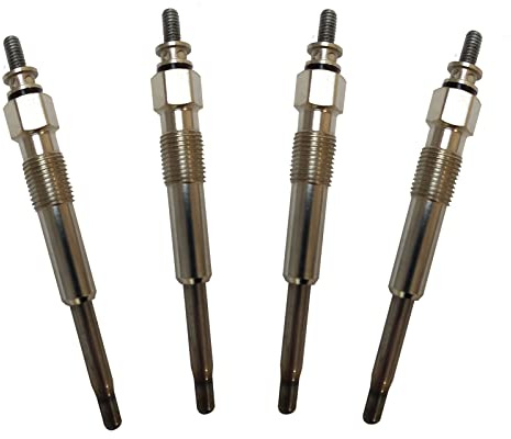 (Lot de 4) Bougie de préchauffage compatible avec ACCORD 6 CIVIC 6 FREELANDER 2,0l Di ESPACE 3 LAGUNA SAFRANE 2 SCENIC 1,9 Dti Dci 200 400 S40 V40 1,9l Di - 7700100586 7700858208