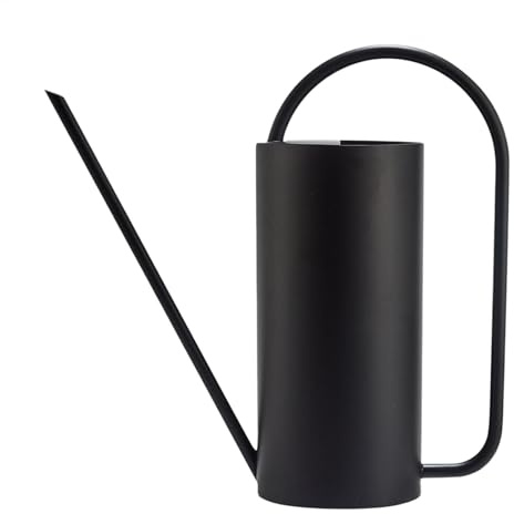 Annaffiatoio a becco lungo – 1500 ml annaffiatoio con beccuccio lungo | annaffiatoio per piante da interno, piante in acciaio inox, bollitore per giardinaggio e piante in vaso da interno cortile