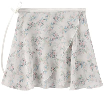 Lanbodance Girls and Women's Ballet Wrap Skirt Chiffon Dance Skirt