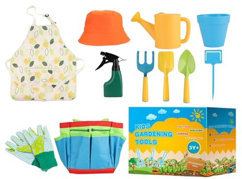 Gartengeräte-Set, Kinderfreundliche Größe Und Design, 1 Set, Gartengeräte-Sets Für Kinder, Sand-Set Für Kinder, Lehrreiches Naturspiel, Für Den Garten, Den Hinterhof, Außerhalb des Rasens, Am U