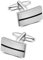 Mr.Van Manschettenknöpfe Herren, Klassisch Schwarz Streifen Cufflinks für Festival Geburtstag Weihnachten Geschenk Tanzparty (Metall)