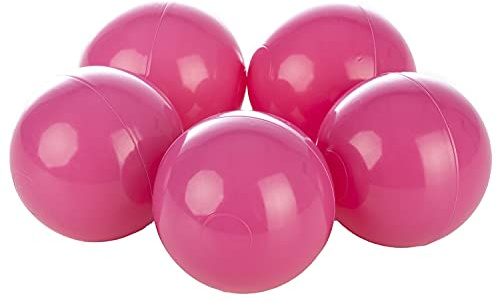 Conjunto de bolas pelotas para piscina infantil 1200 piezas, O 7cm (Colores de bolas: rosa)