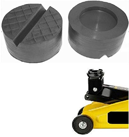 100x50mm mit V-Nut/Aussparung Gummi-Auflage Unterlage Wagen-Heber Hebebühne eckig Auto Set Unterstellbock Klotz Rangier-Wagenheber Puffer Reifen Reifenwechsel LKW Räder KFZ Tuning Zubehör