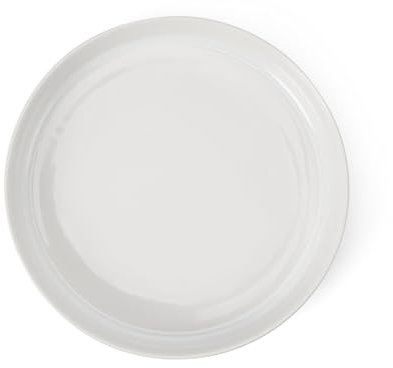 Berndorf White Porcelain 19cm Soup Plates Set of 2 - Elegant Soup Plates for Dinner, Dessert & Pasta - Dishwasher & Microwave Safe