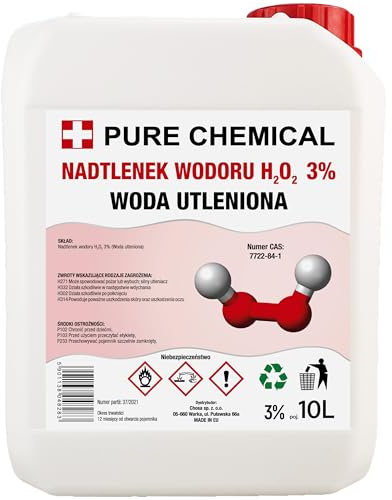 CHOSA Wasserstoffperoxid 3% 10L | Mildes Reinigungskonzentrat für Haushalt, Oberflächenhygiene, Fleckenentfernung