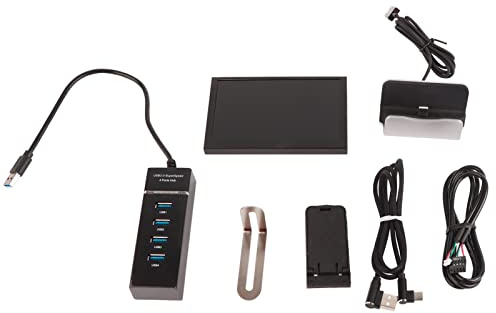 Gearwell Data, 5 Zoll USB C IPS -Bildschirm für PC -CPU -GPU -RAM -Überwachung, Typ C -Computer -Hardware -Temperaturanzeige Typ C -Computer -Hardware -Temperatur