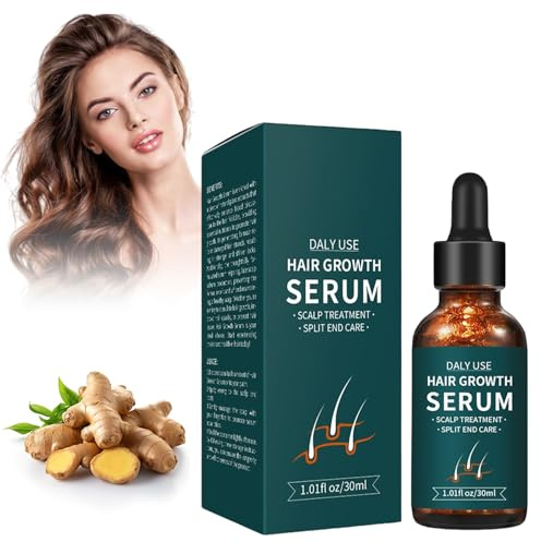 Serum Pousse Cheveux, Hair Growth Serum, Hair Growth Oil, Sérum de Croissance de Cheveux, Renforce les Racines, Solution Anti-Chute, Huile Capillaire pour Femmes et Hommes, 30ml