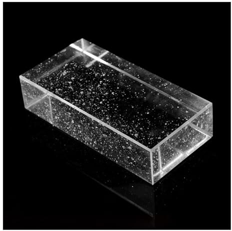 Glass Blocks Transparent Solid Glass Bricks， Room Divider Partition Decor，Solid Double-Sided Crystal Bricks(Style 4)
