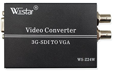 Wiistar SDI to VGA Audio Converter Support 1080P for VGA SDI Monitor