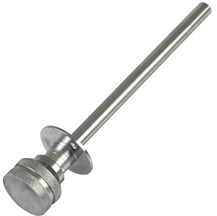 Amig - Goupille de verrouillage pour fenêtres courroies en bois ou aluminium Mod.40 | Convient pour sécuriser les magasins | Fermeture de sécurité zamak chromé | Dimensions : Ø 30 x 152 mm