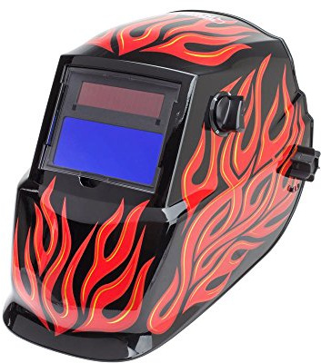 Lincoln Electric Auto-Darkening Welding Helmet with Grind Mode- Red Steel, Model Number K3446-1